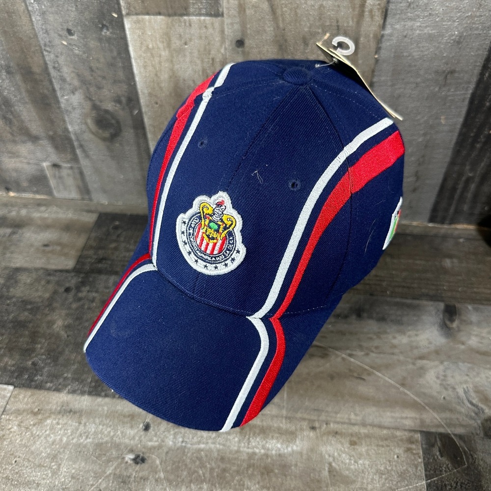NWT Futbol Chivas De Guadalajara FMF Official Hat Rhinox Adjustable Blue Soccer